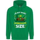 St Patricks Day I'm Leprechaun Sized Funny Mens 80% Cotton Hoodie Irish Green