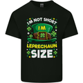 St Patricks Day I'm Leprechaun Sized Funny Mens Cotton T-Shirt Tee Top Black