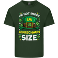 St Patricks Day I'm Leprechaun Sized Funny Mens Cotton T-Shirt Tee Top Forest Green