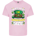 St Patricks Day I'm Leprechaun Sized Funny Mens Cotton T-Shirt Tee Top Light Pink