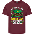 St Patricks Day I'm Leprechaun Sized Funny Mens Cotton T-Shirt Tee Top Maroon