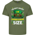 St Patricks Day I'm Leprechaun Sized Funny Mens Cotton T-Shirt Tee Top Military Green