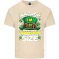 St Patricks Day I'm Leprechaun Sized Funny Mens Cotton T-Shirt Tee Top Natural