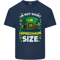 St Patricks Day I'm Leprechaun Sized Funny Mens Cotton T-Shirt Tee Top Navy Blue