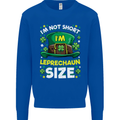 St Patricks Day I'm Leprechaun Sized Funny Mens Sweatshirt Jumper Royal Blue
