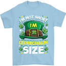 St Patricks Day I'm Leprechaun Sized Funny Mens T-Shirt Cotton Gildan Light Blue