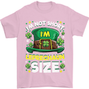 St Patricks Day I'm Leprechaun Sized Funny Mens T-Shirt Cotton Gildan Light Pink