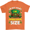 St Patricks Day I'm Leprechaun Sized Funny Mens T-Shirt Cotton Gildan Orange