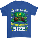 St Patricks Day I'm Leprechaun Sized Funny Mens T-Shirt Cotton Gildan Royal Blue