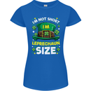 St Patricks Day I'm Leprechaun Sized Funny Womens Petite Cut T-Shirt Royal Blue