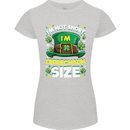 St Patricks Day I'm Leprechaun Sized Funny Womens Petite Cut T-Shirt Sports Grey