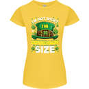 St Patricks Day I'm Leprechaun Sized Funny Womens Petite Cut T-Shirt Yellow