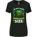 St Patricks Day I'm Leprechaun Sized Funny Womens Wider Cut T-Shirt Black
