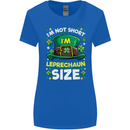 St Patricks Day I'm Leprechaun Sized Funny Womens Wider Cut T-Shirt Royal Blue