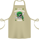 St Patricks Day Let the Shenanigans Begin Cotton Apron 100% Organic Khaki