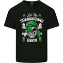 St Patricks Day Let the Shenanigans Begin Kids T-Shirt Childrens Black