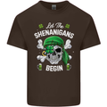 St Patricks Day Let the Shenanigans Begin Kids T-Shirt Childrens Chocolate