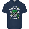 St Patricks Day Let the Shenanigans Begin Kids T-Shirt Childrens Navy Blue