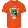 St Patricks Day Let the Shenanigans Begin Kids T-Shirt Childrens Orange