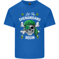 St Patricks Day Let the Shenanigans Begin Kids T-Shirt Childrens Royal Blue