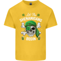 St Patricks Day Let the Shenanigans Begin Kids T-Shirt Childrens Yellow