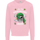 St Patricks Day Let the Shenanigans Begin Mens Sweatshirt Jumper Light Pink