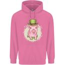 St Patricks Day Pig Mens 80% Cotton Hoodie Azelea