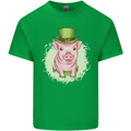 St Patricks Day Pig Mens Cotton T-Shirt Tee Top Irish Green