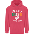 St Patricks Day Pregnant New Baby Funny Childrens Kids Hoodie Heliconia
