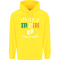 St Patricks Day Pregnant New Baby Funny Childrens Kids Hoodie Yellow