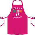St Patricks Day Pregnant New Baby Funny Cotton Apron 100% Organic Pink