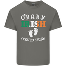St Patricks Day Pregnant New Baby Funny Kids T-Shirt Childrens Charcoal