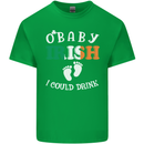 St Patricks Day Pregnant New Baby Funny Kids T-Shirt Childrens Irish Green