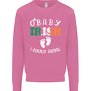 St Patricks Day Pregnant New Baby Funny Mens Sweatshirt Jumper Azalea