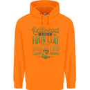 St Patricks Day Redhead Ginger Funny Irish Childrens Kids Hoodie Orange