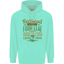 St Patricks Day Redhead Ginger Funny Irish Childrens Kids Hoodie Peppermint