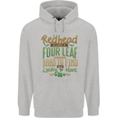 St Patricks Day Redhead Ginger Funny Irish Childrens Kids Hoodie Sports Grey