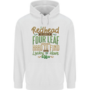 St Patricks Day Redhead Ginger Funny Irish Childrens Kids Hoodie White