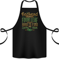 St Patricks Day Redhead Ginger Funny Irish Cotton Apron 100% Organic Black
