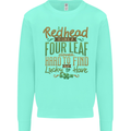 St Patricks Day Redhead Ginger Funny Irish Kids Sweatshirt Jumper Peppermint