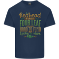 St Patricks Day Redhead Ginger Funny Irish Kids T-Shirt Childrens Navy Blue