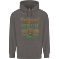 St Patricks Day Redhead Ginger Funny Irish Mens 80% Cotton Hoodie Charcoal
