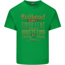 St Patricks Day Redhead Ginger Funny Irish Mens Cotton T-Shirt Tee Top Irish Green