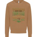 St Patricks Day Redhead Ginger Funny Irish Mens Sweatshirt Jumper Caramel Latte