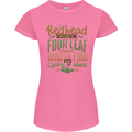 St Patricks Day Redhead Ginger Funny Irish Womens Petite Cut T-Shirt Azalea