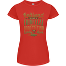 St Patricks Day Redhead Ginger Funny Irish Womens Petite Cut T-Shirt Red