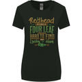 St Patricks Day Redhead Ginger Funny Irish Womens Wider Cut T-Shirt Black