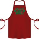St Patricks Day Says Drink up Bitches Beer Cotton Apron 100% Organic Maroon