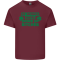 St Patricks Day Says Drink up Bitches Beer Mens Cotton T-Shirt Tee Top Maroon