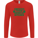 St Patricks Day Says Drink up Bitches Beer Mens Long Sleeve T-Shirt Red